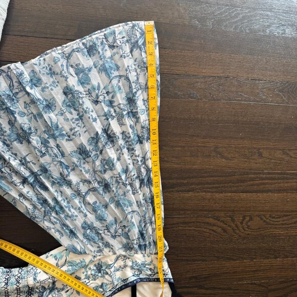 Alice + Olivia Sion Sunburst Maxi Dress Blue - Picture 13 of 15